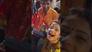 Pooja Karan Sharma ke ghar aye ganapti bappa #religion #youtubeshorts #poka #karansharma #poojasingh