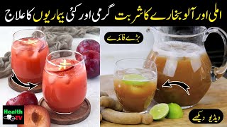 Immli Aloo Bukahary ka Sharbat ky faiday | Benefit for Summer & other Diseases | Urdu Hindi |