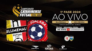 CAMPEONATO CATARINENSE SÉRIE OURO 2024 - 1ª FASE - Blumenau Futsal X Joaçaba Futsal