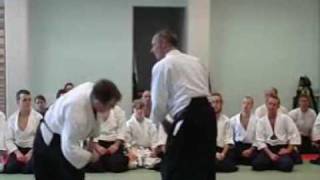 Aikido spirals - a seminar class by Stefan Stenudd in 2004