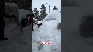 My Dad & his Ariens Snowblower.