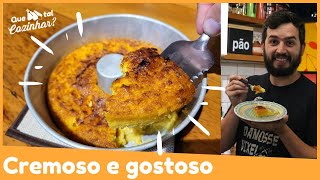 BOLO DE MILHO CREMOSO  COM QUEIJO NA AIRFRYER | Receitas na Airfryer