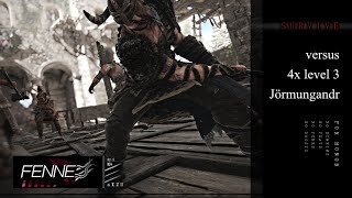 Fighting four lv.3 AI Jörmungandr | For Honor