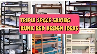 Best Space Saving Triple Bunk Bed Designs 2021 | Bunks Bed Design For Small Rooms | NOAH Interior