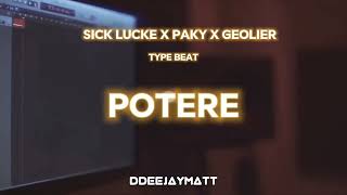 [FREE]Sick Lucke X Paky X Geolier- Type Beat-"Potere"Prod.dDeejayMatt