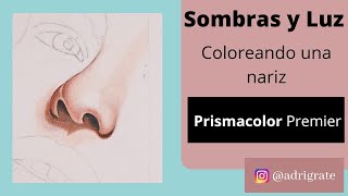 Cómo colorear una nariz con sombras y luz | Prismacolor Premier