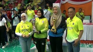 TURNAMEN VOLI KAPOLRI CUP ZONA 1 BERAKHIR, POLDA RIAU LOLOSKAN TIM PUTRA DAN PUTRI KE 16 BESAR