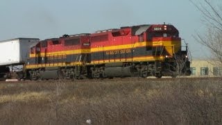 KCS 4790 eb stack train at Greenville, Tx. 03/30/2013 ©