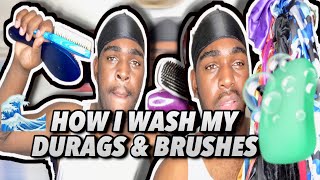 360Waves: How I Wash My Brushes & Durags