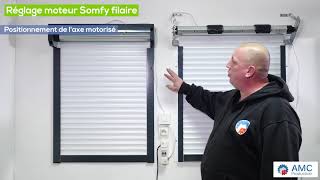 Réglage d'un moteur Somfy filaire