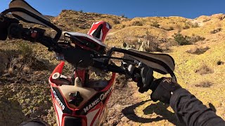 Exploring the East Valley Desert on a Beta 250rr