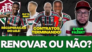 🚨NOVIDADES DO FLUMINENSE, JOGADORES NO FIM DE CONTRATO, RECUPERAÇÃO DO LELÊ E MAIS