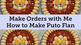 Make Orders with Me/How to Make 50 pieces Puto Flan/Business Idea/Recipe for You