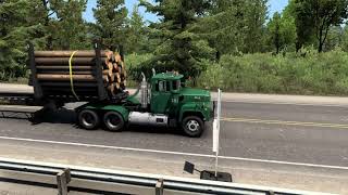 American Truck Simulator: Рейс на MACK R-Series — Астория-Ньюпорт