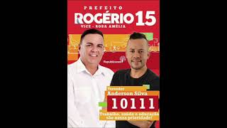 PARA VEREADOR: ANDERSON SILVA E PARA PREFEITO: ROGÉRIO CASTRO, VICE ROSA AMÉLIA.