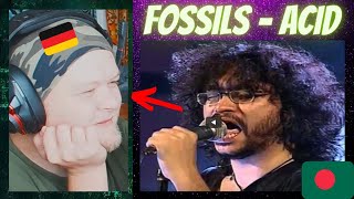 THEY ARE INSANE!!! | 🇮🇳 Fossils - Acid (live) | German Musician reacts