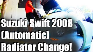 Suzuki Swift Automatic Car Radiator Replaced Removal Fix