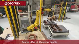 ROBOTFLEX pour tour vertical OKUMA - tournage vertical de grosses pièces