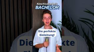 Einleitung Bachelorthesis #student #studium #bachelorarbeit