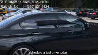 2011 BMW 5 Series 535i 4dr Sedan for sale in Raleigh, NC 276