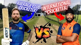 VIKRAMJIT SINGH vs CLUB CRICKETER! - Can I survive 24 balls from Netherlands STAR??