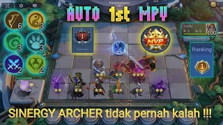 COMBO 1st MPV MAGIC CHESS !!! Synergy GUARDIAN + ARCHER  menang terus !!! #MAGICCHESS  #MobileLegend