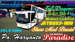 Share Mod Jb3+ Bussid - HR Paradise Reborn Sein Ngalir Strobo Tumpuk