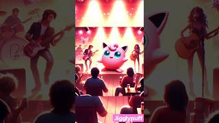 🌙 ¡Cuidado con Dormirse! 🎶 Jigglypuff en Concierto 🎤 #Jigglypuff  #Pokémon