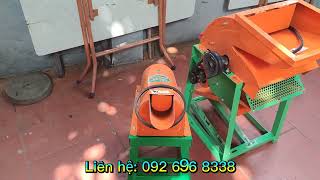 máy đập bắp mini - máy tuốt bắp bóc bẹ liên hoàn - 092.696.8338