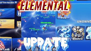 New ELEMENTAL Blade Ball UPDATE **|OP ABILITIES|**