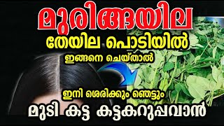 മുടി പെട്ടന്ന് വളരാനും കരിപോലെ നിക്കാനും /poppy vlogs/malayalam