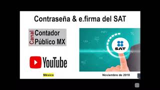 Tutorial: Cómo tramitar una cita para contraseña o FIEL en el SAT / e.firma / Firma electrónica