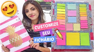 DIY: FICHÁRIO PERSONALIZADO E DIVISÓRIAS COM POST-IT