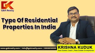 Type of Residential Properties in India | Different Type of Houses in India