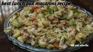 how to make macaroni pasta/lunch box macaroni recipe