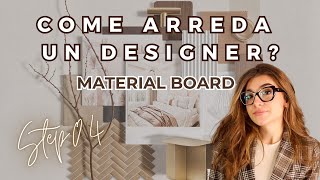 COME CREARE LA MATERIAL BOARD 04 Step per interni da #interiordesigner