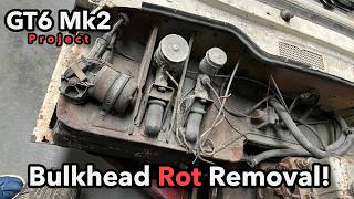 Bulkhead Rust Repairs and Wiper Motor Test | 1969 Triumph GT6 Mk2 Restoration | Pt 13