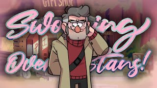 We played the Grunkle Stan dating sim... | Swooning Over Stans