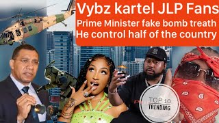 Vybz kartel address JLP fans | Andrew Holness fake bomb threat | Shenseea Silver | Dj akademiks