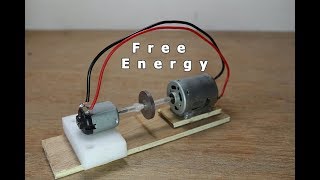 How to make a free energy Generator Model using simple DC Motor