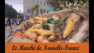 Montréal d'antan: le marché de la Nouvelle-France.