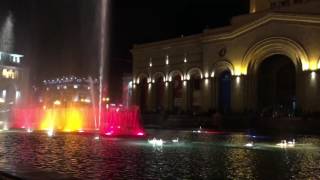 Yerevan - Republic Square fountain show