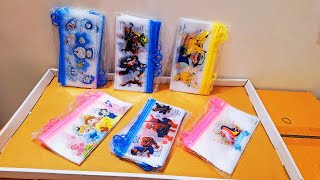 Unboxing and Review of Cartoon Stationery Zip Pouch for Pen Pencil and Multi Utility Best for Return