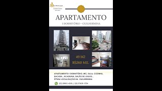 Apartamento 1 dormitório - Guilhermina- Praia Grande -SP