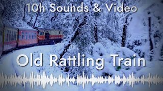 Relax on a Clattering Train (10 hours of relaxation sounds with video)