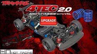 Traxxas 4Tec 2.0 VXL Upgrade Part Seven Hot Racing Lower Arms and Shock Springs