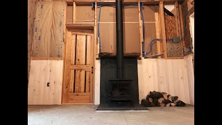 Cabin Build | Whitewash Pine Wainscoting | Free Firewood