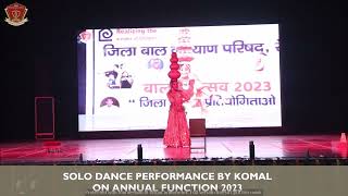 SOLO DANCE PERFORMANCE BY KOMAL ||  ANNUAL FUNCTION 2023 || RIS