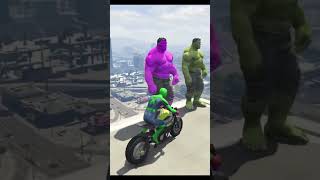 GTA 5 Epic Ragdolls | Spider-Man Jumps/Fails ep.01| #shorts #viralshort #greenscreen #gta5