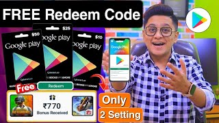 Earn FREE $10 Dollars Redeem Code in Playstore || 2024 Free Google Gift Cards Giveaway